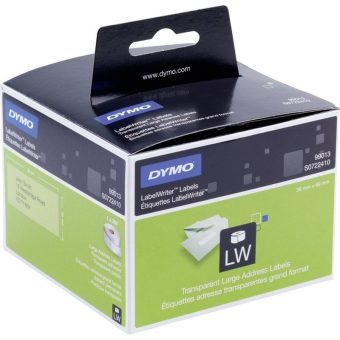 Dymo LabelWriter 99013 89x36mm 1 Role Labels Transparent S0722410