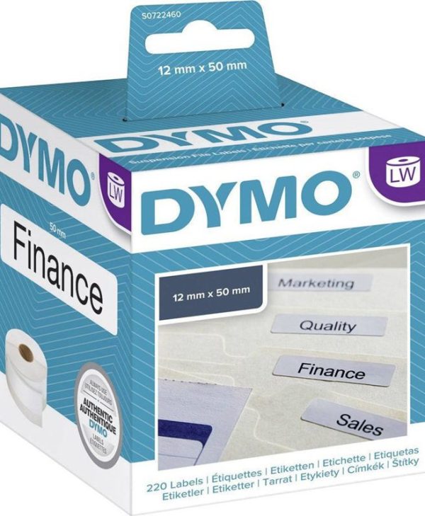 Dymo LabelWriter 99017 Suspension File Labels 50x12mm White S0722460