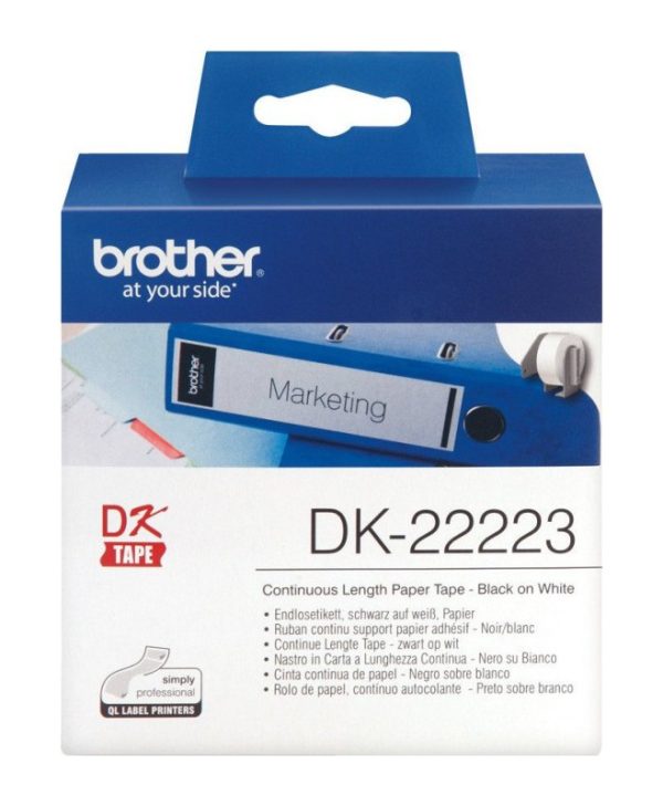 Brother Thermal Paper Role White 50mm DK22223