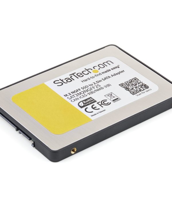 StarTech M.2 to 2.5" Sata III Converter with Protective Housing SAT2M2NGFF25