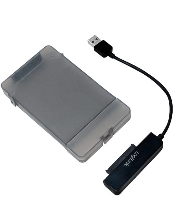 LogiLink External HDD Case 2.5" SATA III USB 3.0 Transparent AU0037