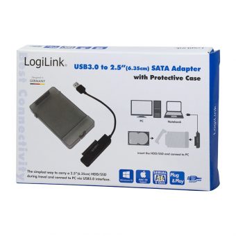 LogiLink External HDD Case 2.5" SATA III USB 3.0 Transparent AU0037 - Image 10