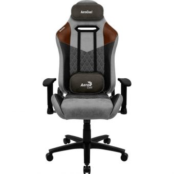 AeroCool Duke AeroSuede Gaming Chair Grey/Brown AEROAC-280DUKE-GREY - Image 2