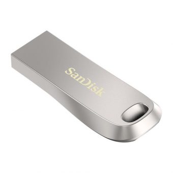 SanDisk Ultra Luxe 128GB USB 3.1 Silver SDCZ74-128G-G46 - Image 2