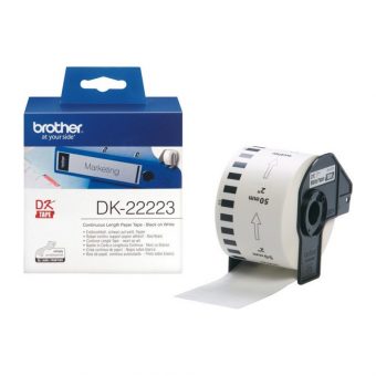 Brother Thermal Paper Role White 50mm DK22223 - Image 2