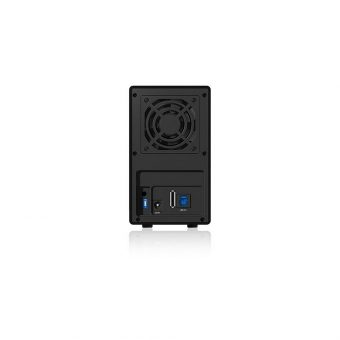 RaidSonic ICY BOX External 2x JBOD system with USB 3.0 for 3.5" HDD Black IB-RD3620SU3 - Image 2