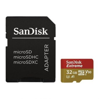 SanDisk Extreme Action microSDHC 32GB U3 V30 A1 with Adapter SDSQXAF-032G-GN6AA - Image 2