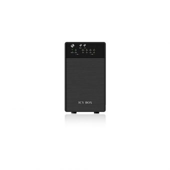 RaidSonic ICY BOX External 2x JBOD system with USB 3.0 for 3.5" HDD Black IB-RD3620SU3 - Image 3