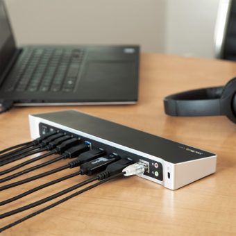 StarTech USB 3.0 Triple Monitor Docking Station Black USB3DOCKH2DP - Image 3