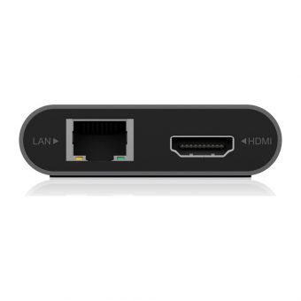 RaidSonic Icy Box DK4050 USB-C 3.0 Docking Station Grey IB-DK4050-CPD - Image 3