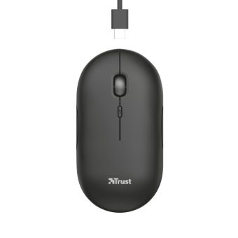 Trust Puck Rechargeable Bluetooth Wireless Mouse Black 24059 - Image 3