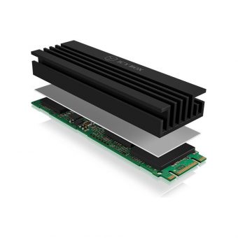 RaidSonic Icy Box M.2 Passive Cooling Black IB-M2HS-70 - Image 4