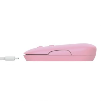 Trust Puck Rechargeable Bluetooth Wireless Mouse Pink 24125 - Image 4