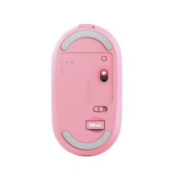 Trust Puck Rechargeable Bluetooth Wireless Mouse Pink 24125 - Image 5