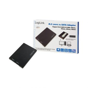 LogiLink M.2 Sata To 2.5" SATA III 22-Pin Bridge Black AD0019 - Image 6