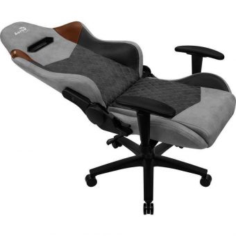 AeroCool Duke AeroSuede Gaming Chair Grey/Brown AEROAC-280DUKE-GREY - Image 6