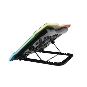 Trust GXT 1126 Aura Multicolour-illuminated Laptop Cooling Stand Black 24192 - Image 7