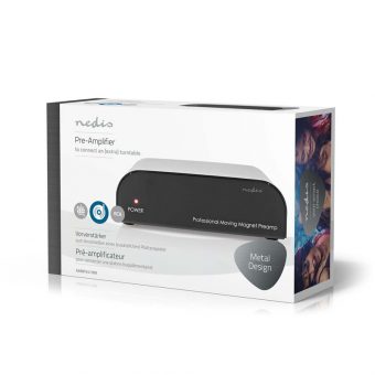 Nedis Stereo Pre-Amplifier 2-Channel RCA Input/Output AAMP2411BK - Image 9