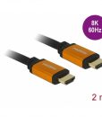 Delock HDMI Cable 8K 60Hz 2m MM Black 85729