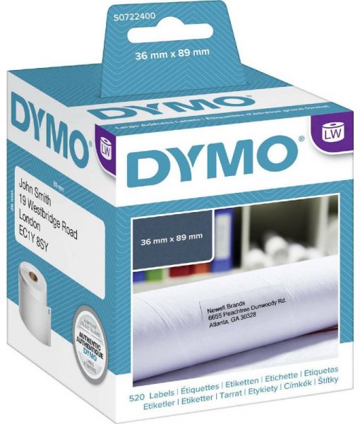 Dymo LabelWriter 99012 Large Address Label 89x36mm 2pcs White S0722400