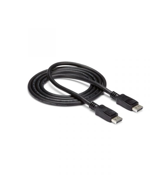 StarTech Cable Displayport 1.2 MM 1.8m Black DISPLPORT6L_1