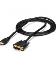 StarTech Cable HDMI Male to DVI-D Male 1.8m Black HDMIDVIMM6_1