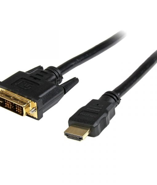 StarTech Cable HDMI Male to DVI-D Male 2m Black HDDVIMM2M