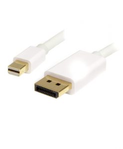 StarTech Cable Mini DisplayPort to DisplayPort 1.2 MM 2m White MDP2DPMM2MW