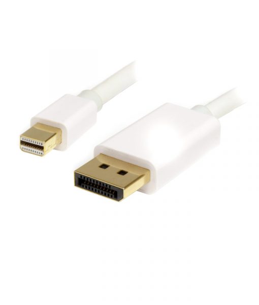 StarTech Cable Mini DisplayPort to DisplayPort 1.2 MM 2m White MDP2DPMM2MW