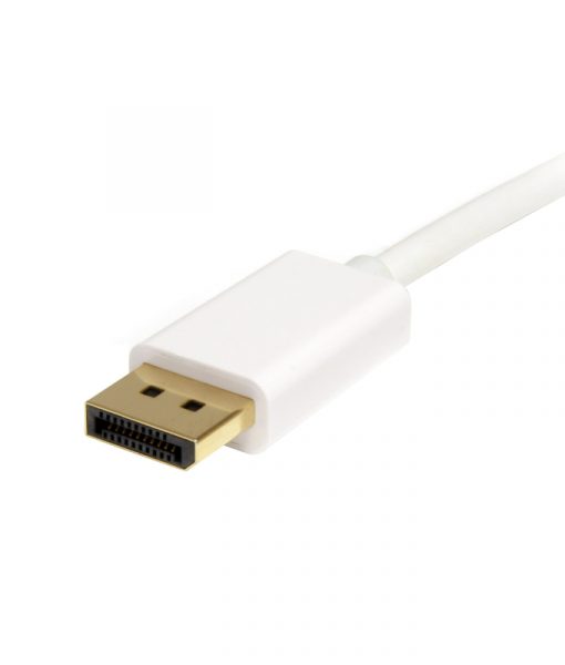 StarTech Cable Mini DisplayPort to DisplayPort 1.2 MM 2m White MDP2DPMM2MW_2