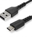 StarTech Charging Cable USB to USB-C MM 2m Black RUSB2AC2MB