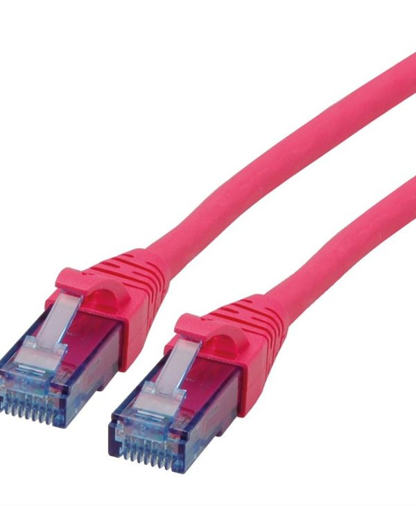 Roline UTP Cable Cat.6A Component Level LSOH 7.5m Pink 21.15.2796