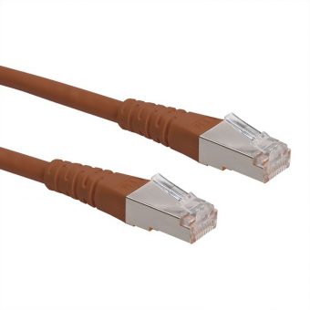 Roline SFTP Patch Cable Cat.6 7m Brown 21.15.1378