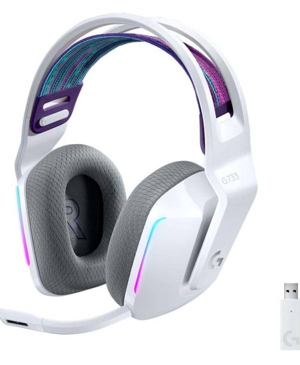 Logitech G733 LightSpeed RGB Wireless Gaming Headset White 981-000883