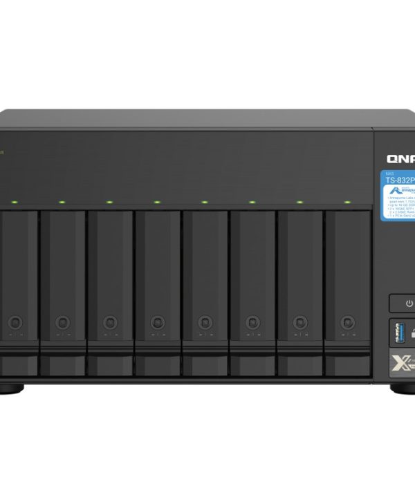 Qnap Turbo Station TS-832PX-4G 8-Bay 4GB Black