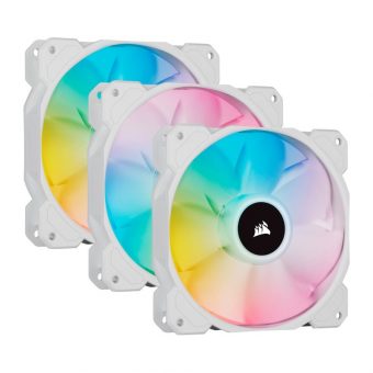 Corsair iCUE SP120 RGB Elite Performance 120mm (3-Pack) White CO-9050137-WW