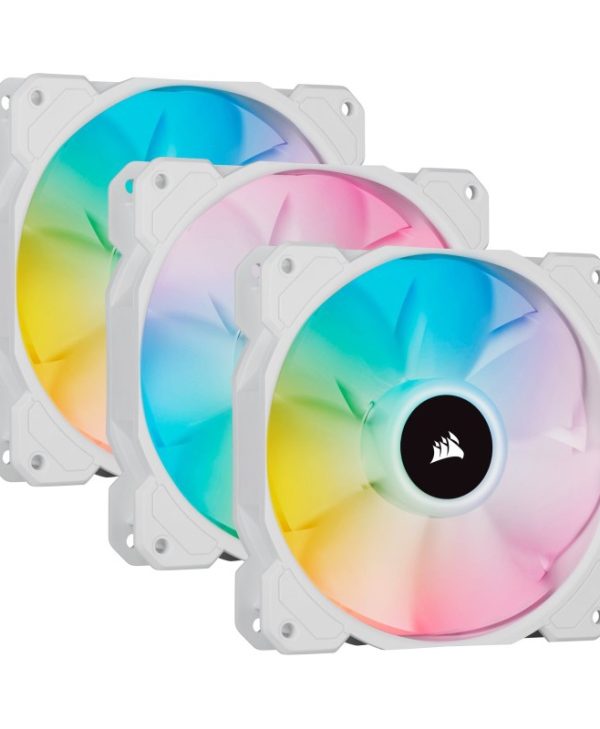 Corsair iCUE SP120 RGB Elite Performance 120mm (3-Pack) White CO-9050137-WW