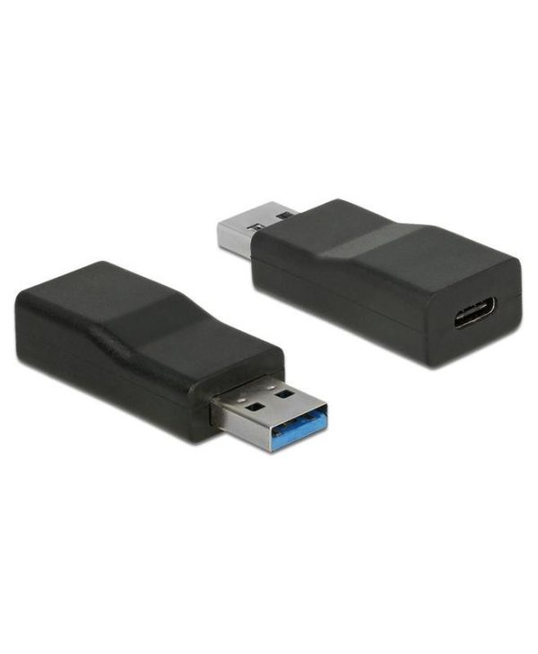 Delock Adapter USB-A to USB-C Black 65696