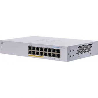 Cisco CBS110 Unmanaged 16-Port Gigabit Partial PoE Unmanaged Switch CBS110-16PP-EU