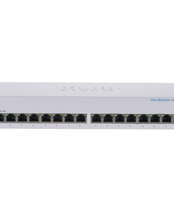 Cisco CBS110 Unmanaged 16-Port Gigabit Unmanaged Switch CBS110-16T-EU