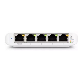 Ubiquiti UniFiSwitch Flex 4+1-Port Mini Desktop Gigabit Smart Switch White USW-FLEX-MINI