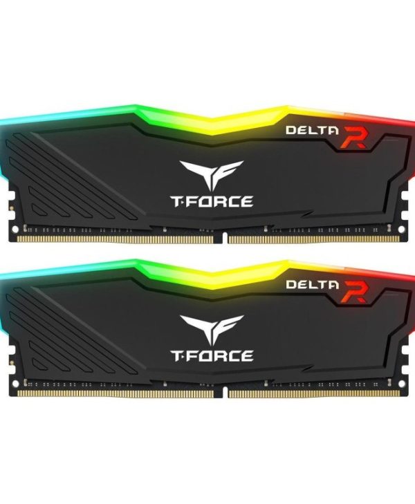 TeamGroup T-Force Delta RGB 16GB (2x8GB) 3200MHz DDR4 Black TF3D416G3200HC16FDC01