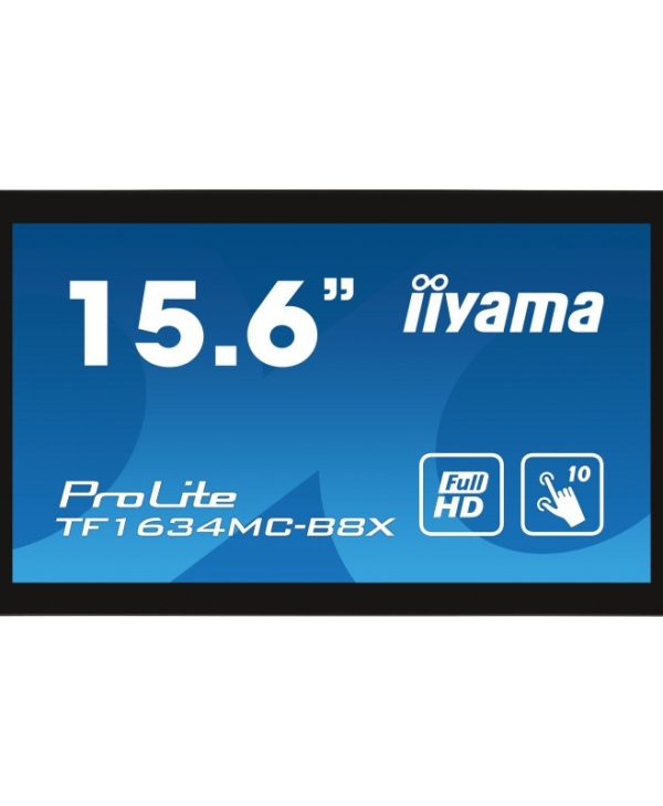 iiyama ProLite TF1634MC-B8X 15.6" FHD IPS Touch Monitor