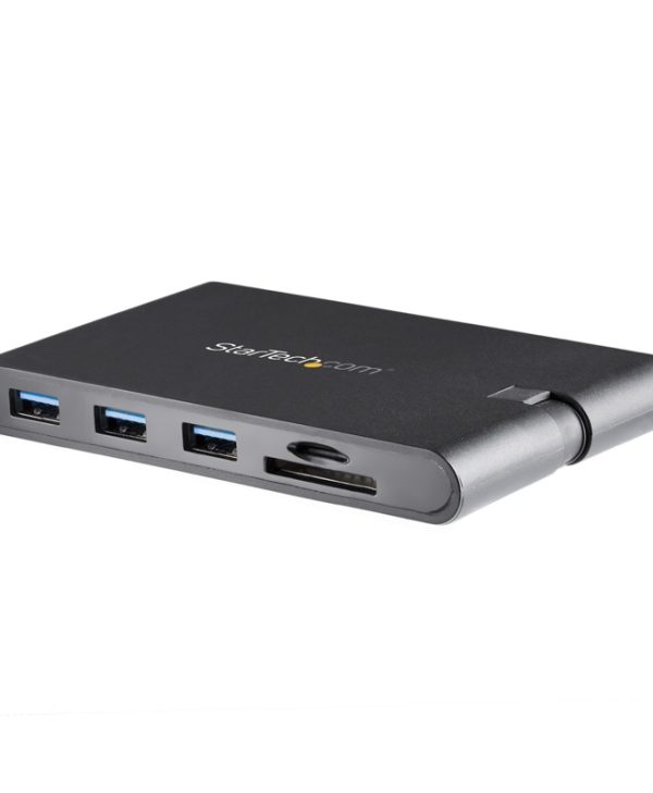StarTech 8-in-1 USB-C Portable Mini Docking Station Black DKT30CHVSCPD