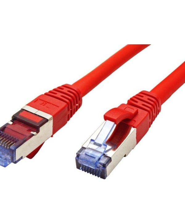 Value S/FTP Cat6a LSOH Snagless 1m Red 21.99.1921-100