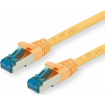 Value S/FTP Cat6a LSOH Snagless 0.3m Yellow 21.99.1934-100