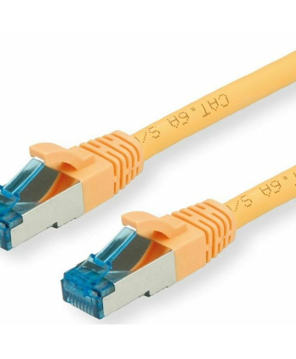 Value S/FTP Cat6a LSOH Snagless 0.3m Yellow 21.99.1934-100