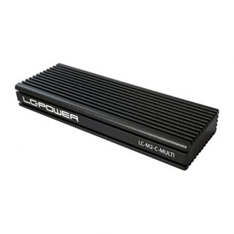 LC-Power M.2 SSD Enclosure USB-C 3.1 Black LC-M2-C-MULTI - Image 2