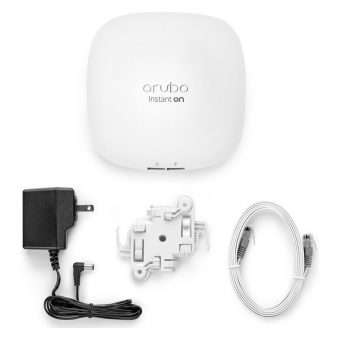 HP Aruba Wireless Access Point Instant On AP22 with Power Adaptor 12V/18W R6M50A - Image 2