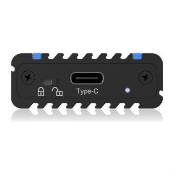 RaidSonic Icy Box IB-1824ML-C31 M.2 NVMe SSD Enclosure USB 3.1 Type-C RGB Black - Image 3
